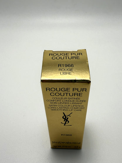Yves Saint Laurent Rouge Pur Couture R1966 Rouge Libre Rossetto Satinato YSL Beauty Trucco Make up