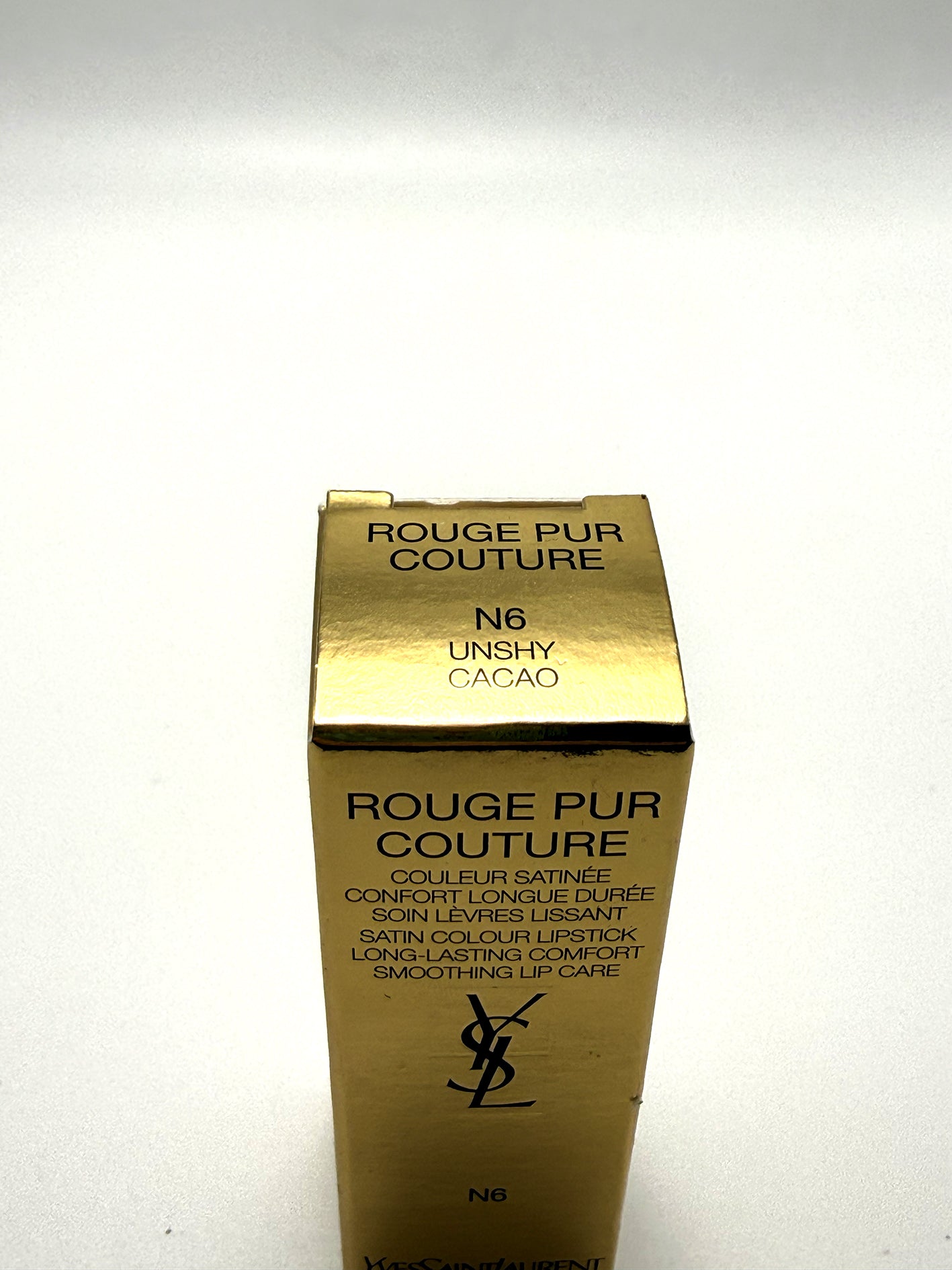 Yves Saint Laurent Rouge Pur Couture N6 Unshy Cacao Rossetto Satinato YSL Beauty Trucco Make up