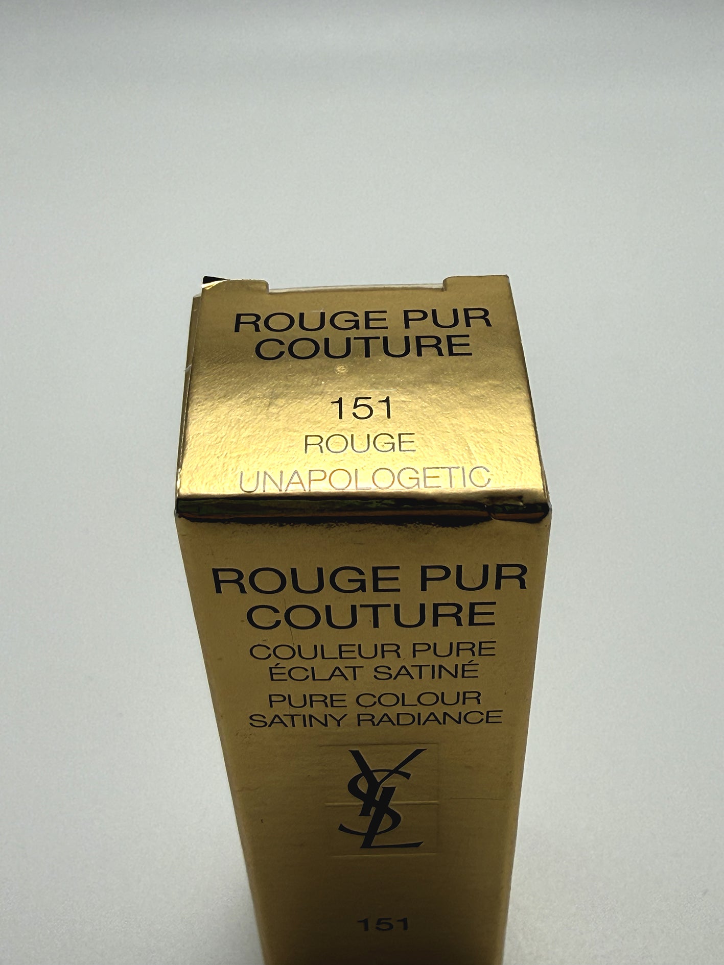 Yves Saint Laurent Rouge Pur Couture 151 Rouge Unapologetic Rossetto Satinato YSL Beauty Trucco Make up