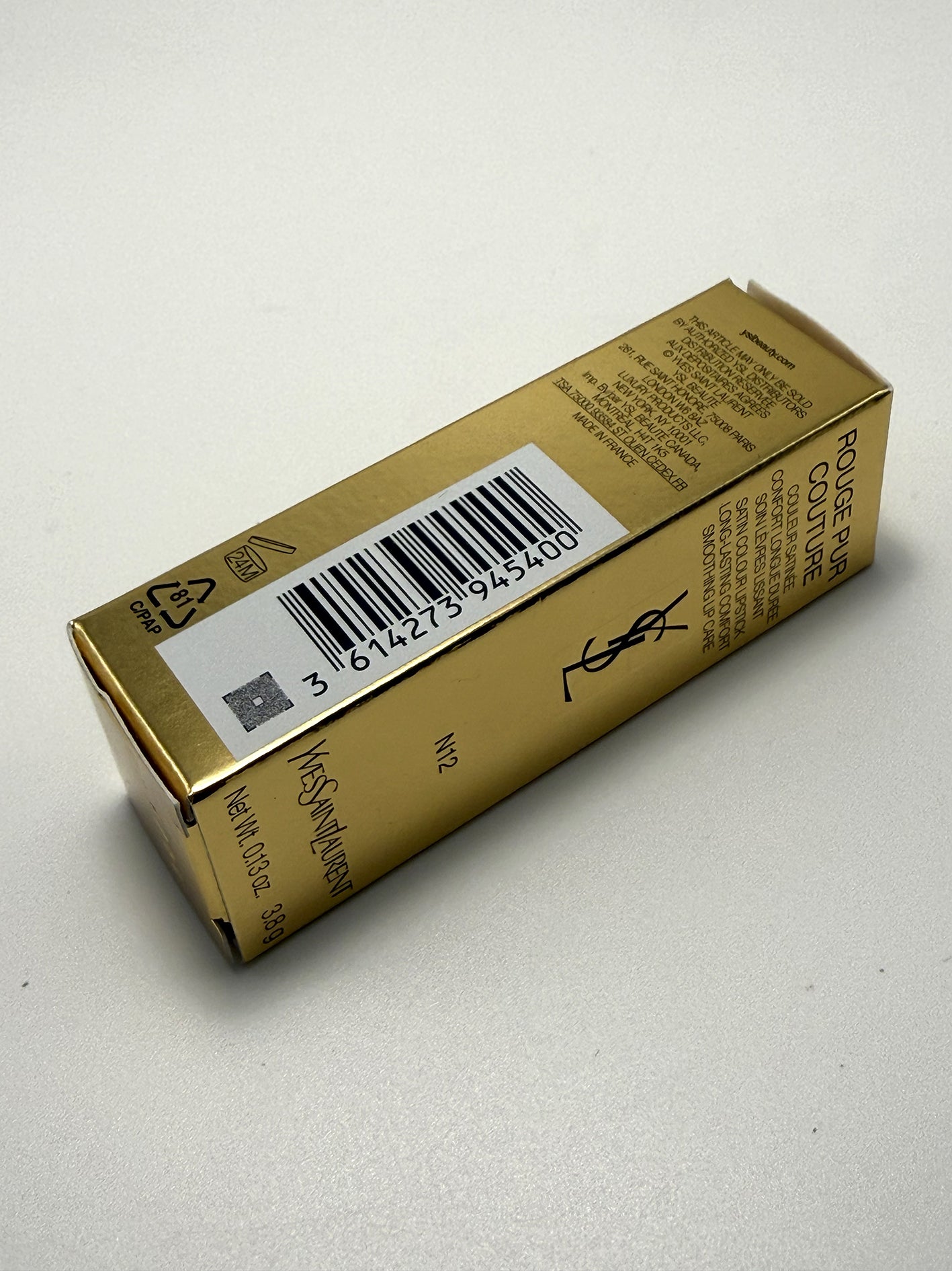 Yves Saint Laurent Rouge Pur Couture N12 Nude Instinct Rossetto Satinato YSL Beauty Trucco Make up