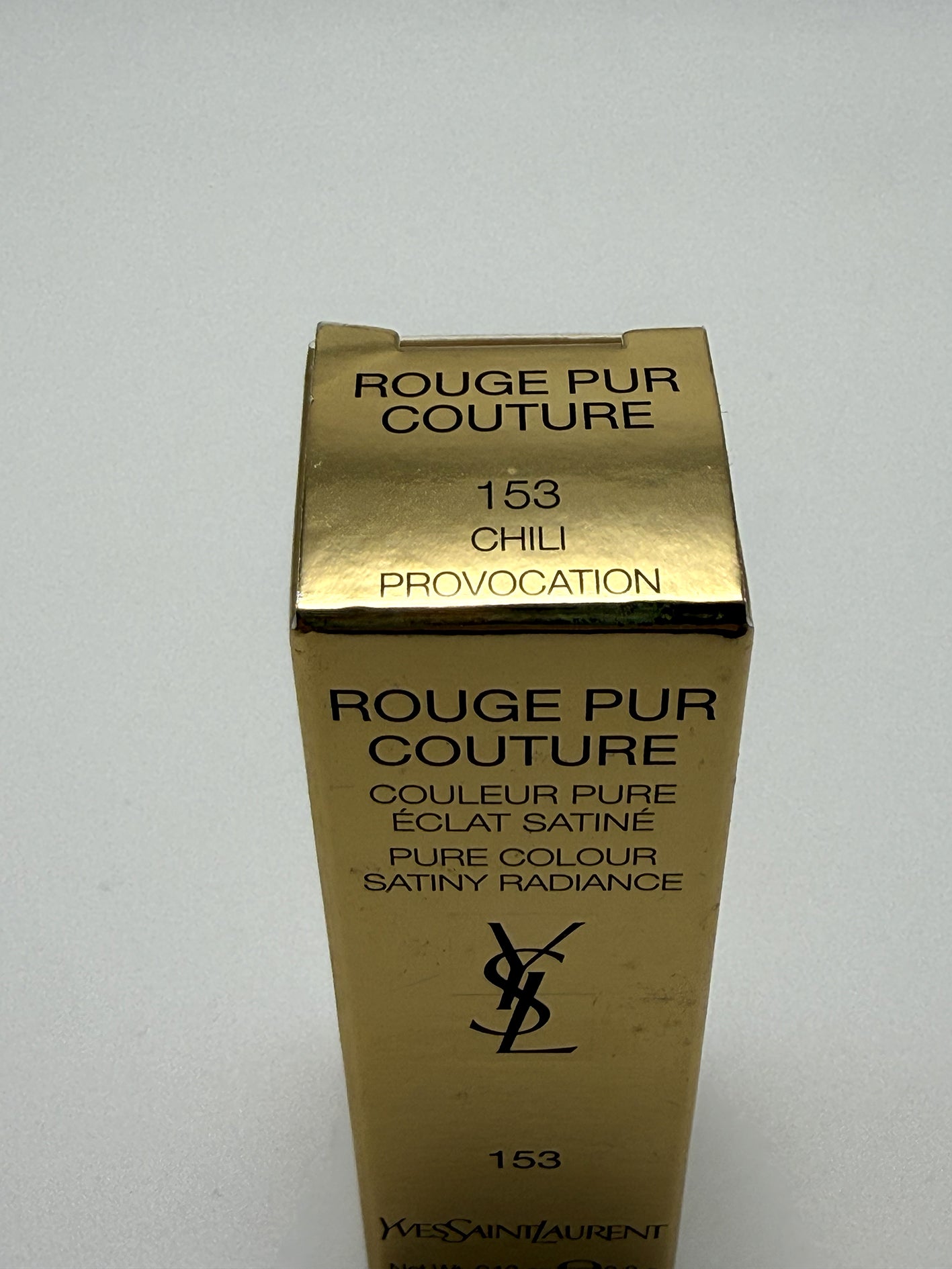 Yves Saint Laurent Rouge Pur Couture 153 Chili Provocation Rossetto Satinato YSL Beauty Trucco Make up