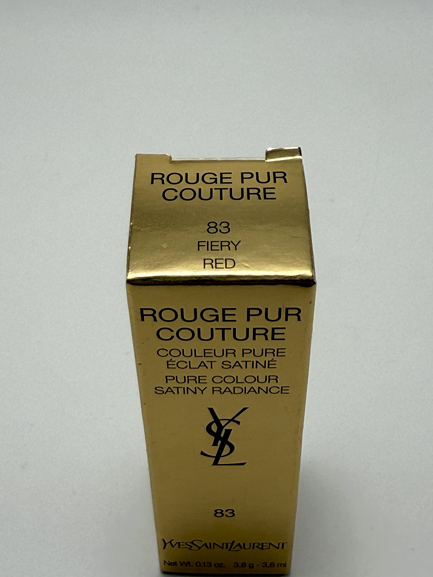 Yves Saint Laurent Rouge Pur Couture 83 Fiery Red Rossetto Satinato YSL Beauty Trucco Make up
