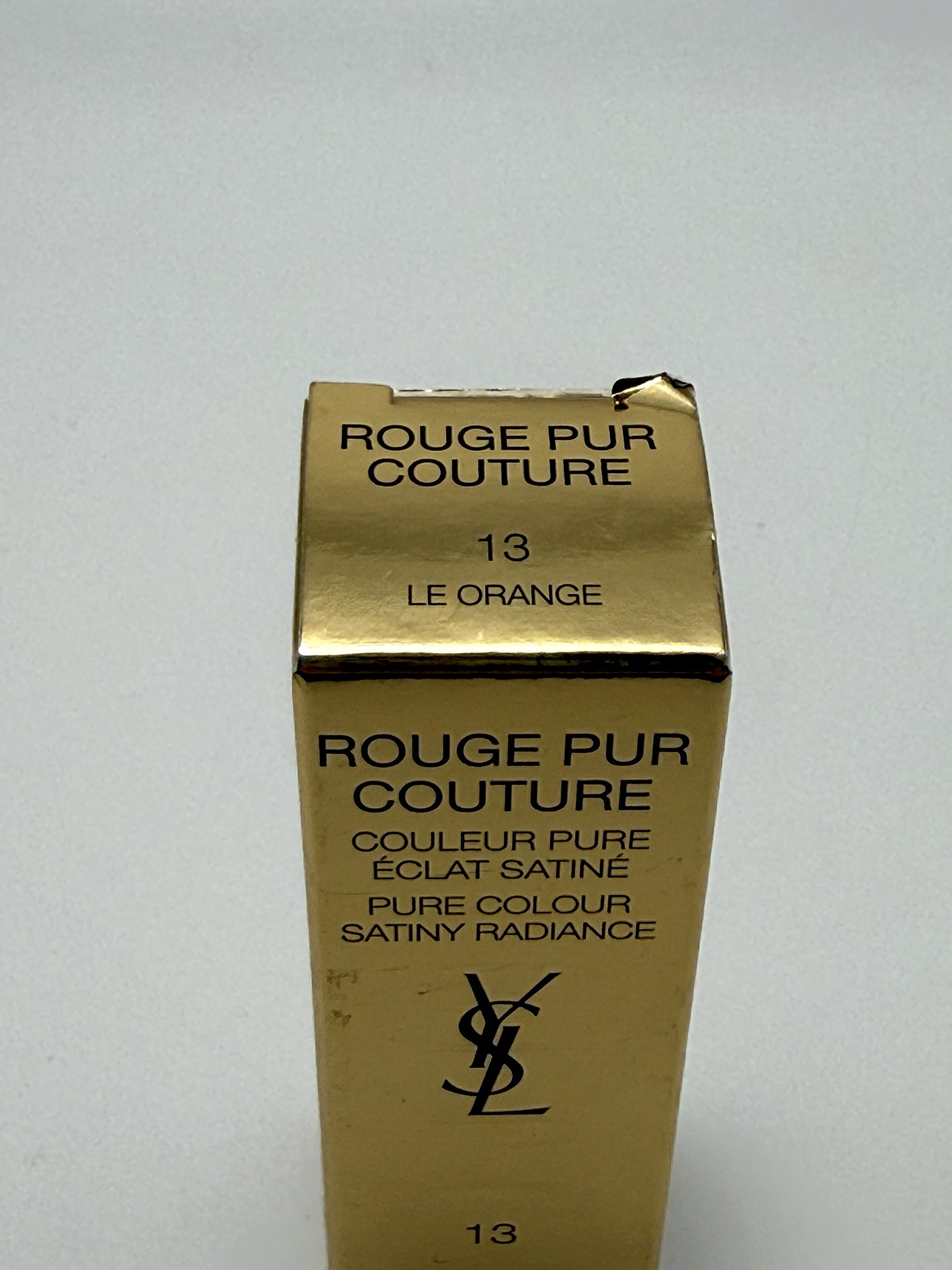 Yves Saint Laurent Rouge Pur Couture 13 Le Orange Rossetto Satinato YSL Beauty Trucco Make up