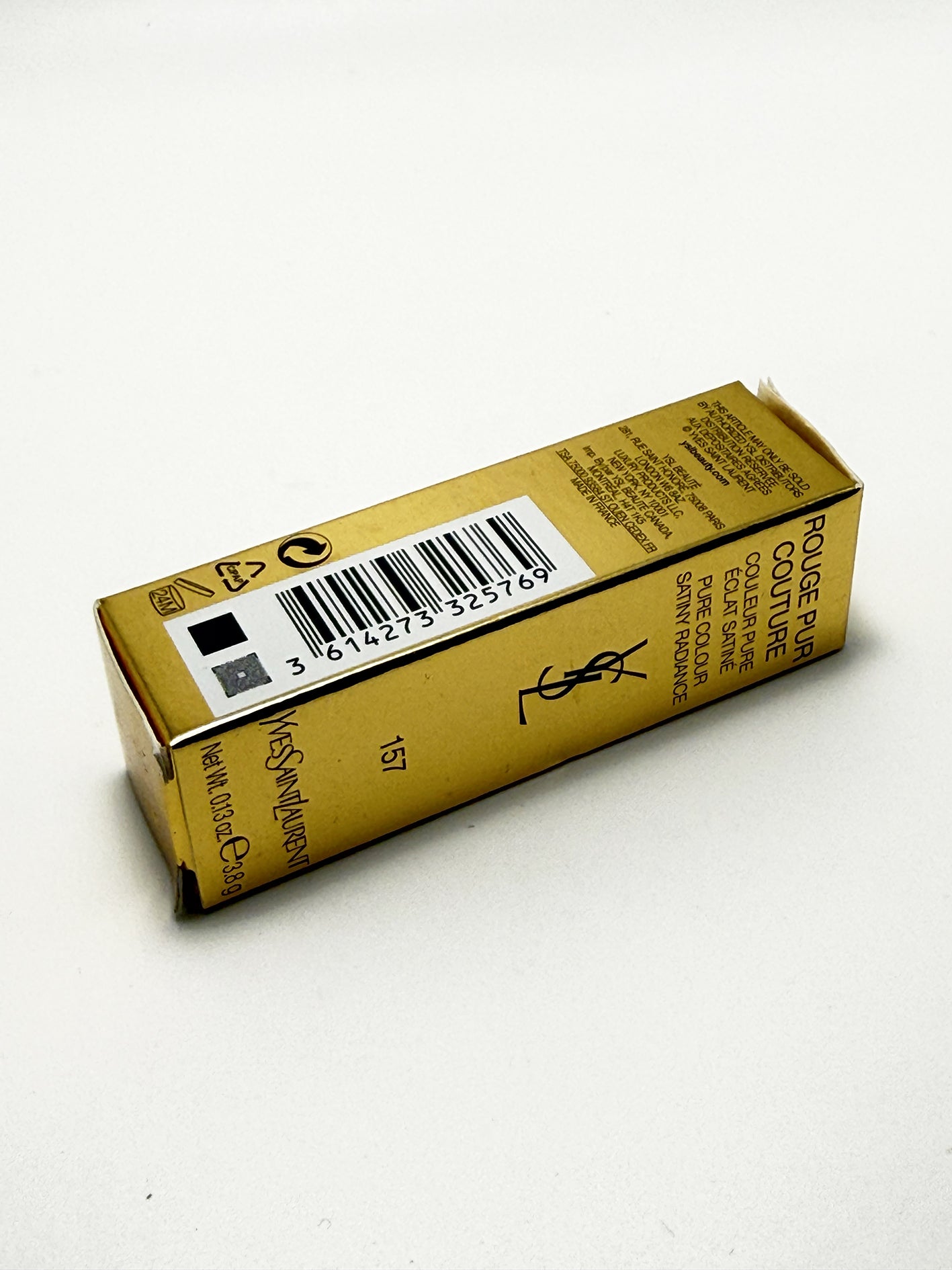 Yves Saint Laurent Rouge Pur Couture 157 Nu Inattendu Rossetto Satinato YSL Beauty Trucco Make up