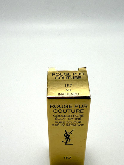 Yves Saint Laurent Rouge Pur Couture 157 Nu Inattendu Rossetto Satinato YSL Beauty Trucco Make up