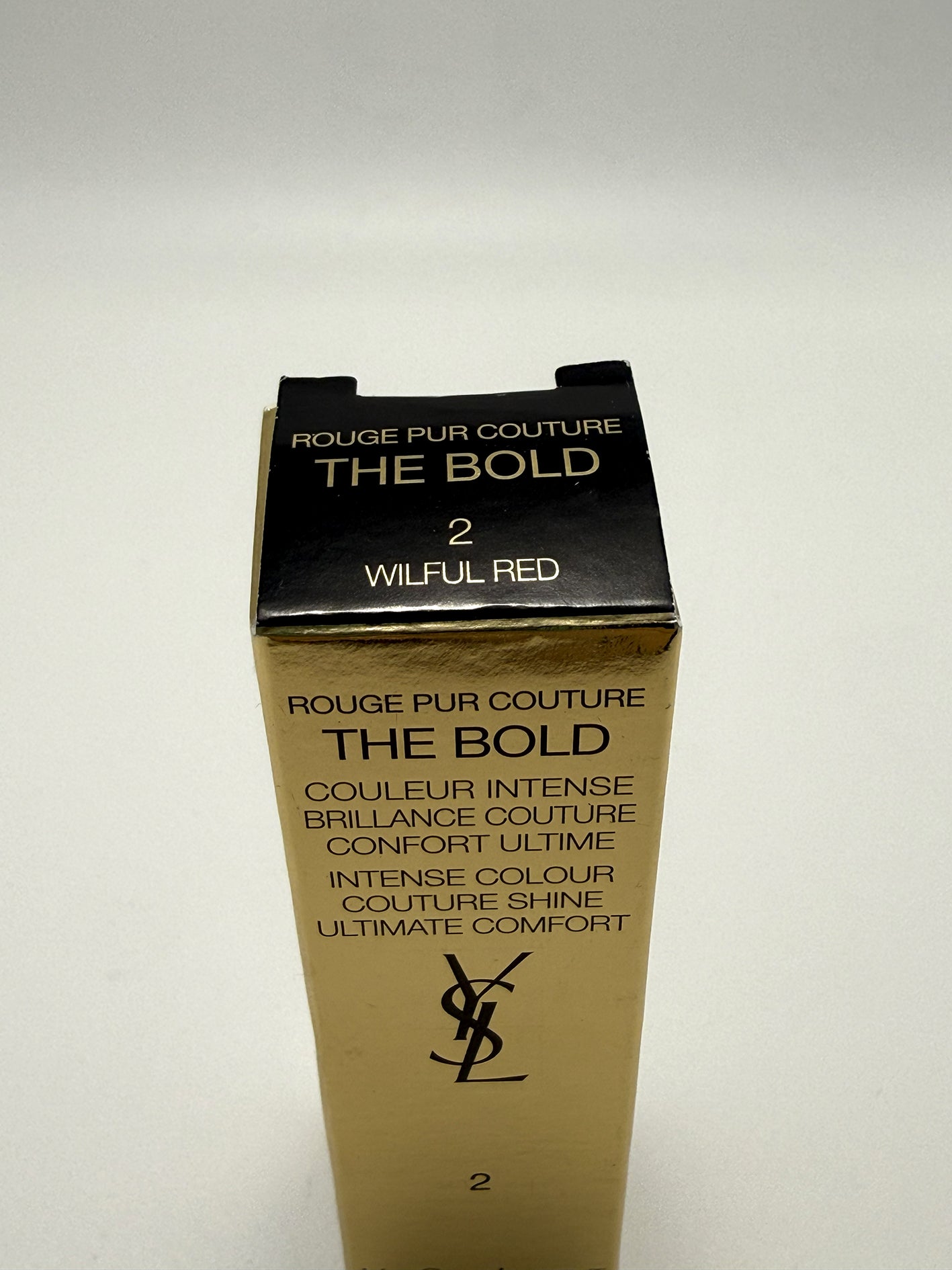 Yves Saint Laurent Rouge Pur Couture The Bold 2 Wilful Red Rossetto YSL Beauty Make up Trucco