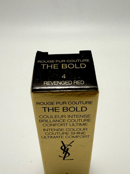 Yves Saint Laurent Rouge Pur Couture The Bold 4 Revenged Red Rossetto YSL Beauty Make up Trucco