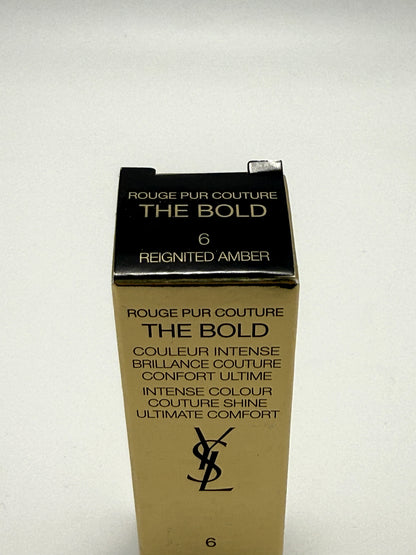 Yves Saint Laurent Rouge Pur Couture The Bold 6 Reignited Amber Rossetto YSL Beauty Make up Trucco