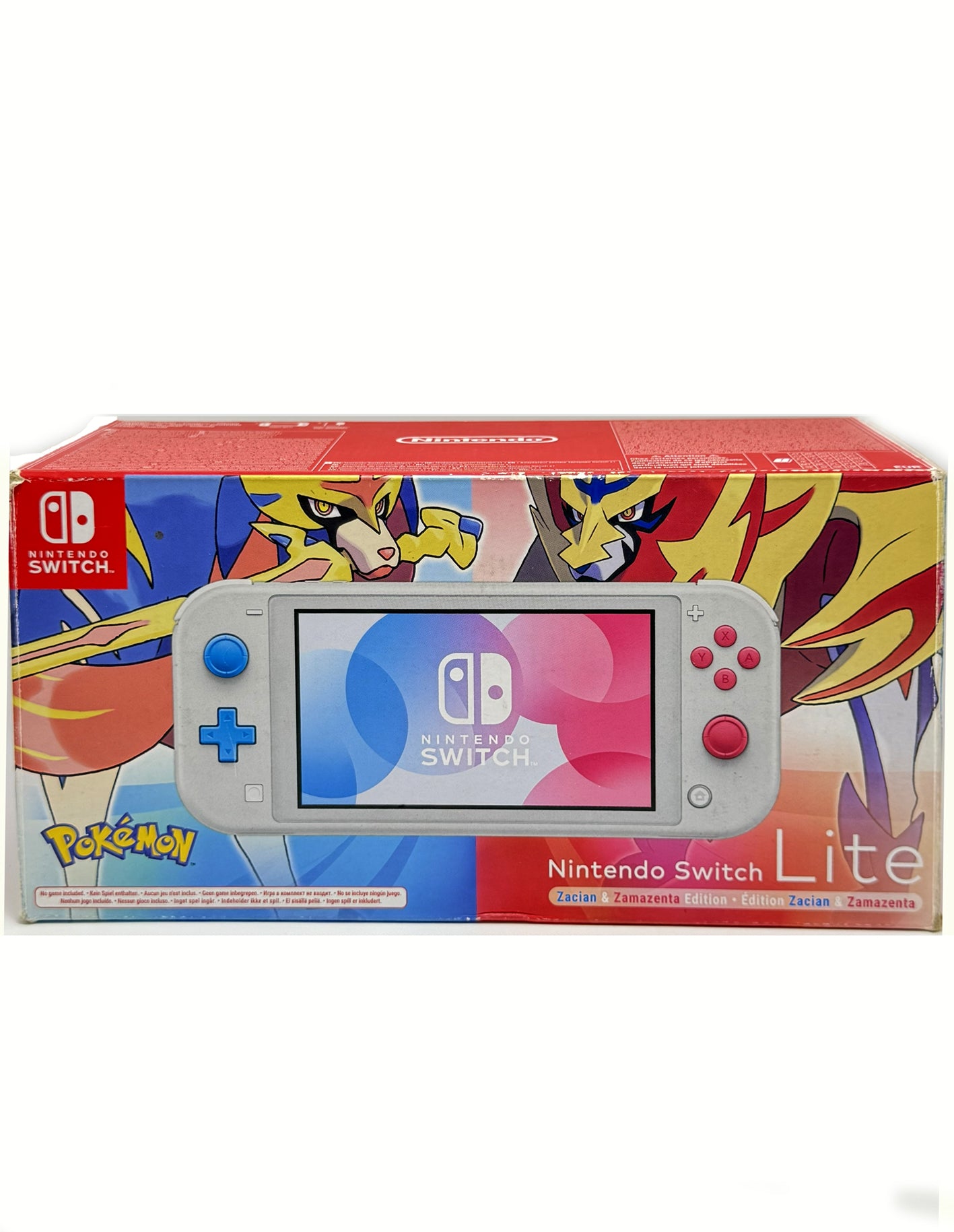 Nintendo Switch Lite Pokemon Console Zacian & Zamazenta Limited Edition Sword and Shield