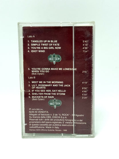 Bob Dylan ‎Blood On The Tracks cassetta audio mc 1988