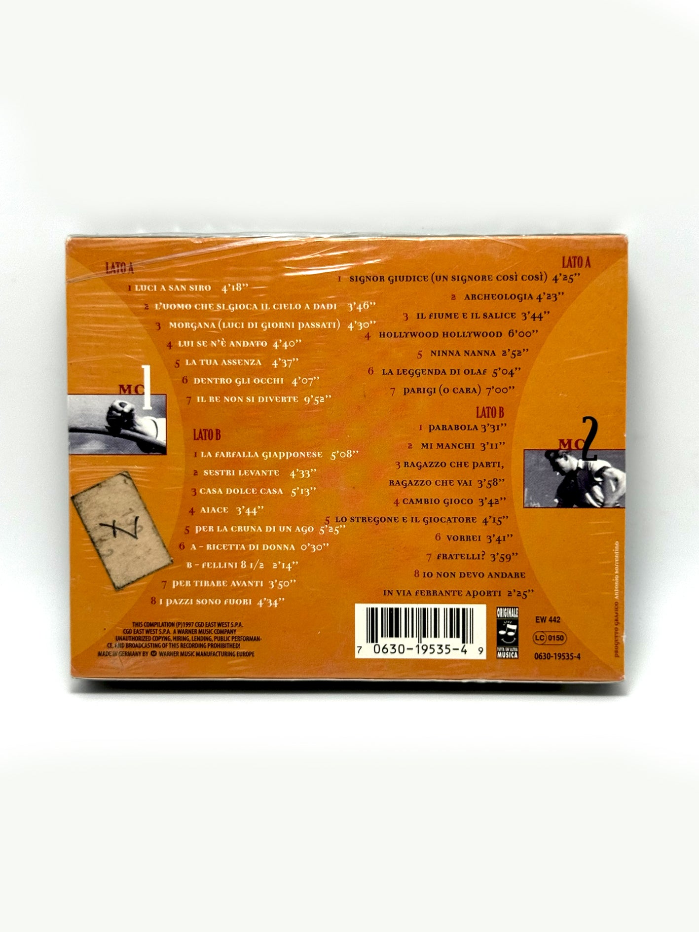 Roberto Vecchioni  Raccolta  2 x cassette audio mc - sigillate 1997