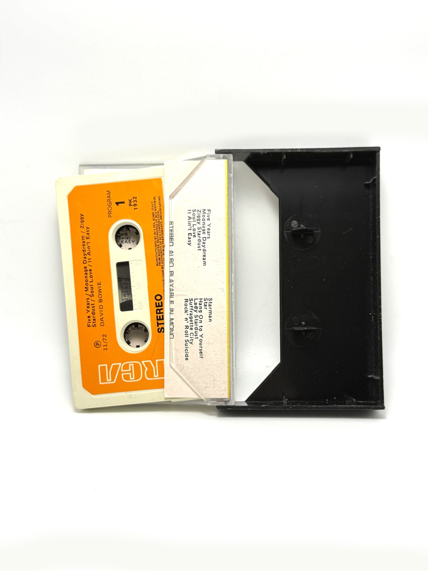 David Bowie - The Rise And Fall Of Ziggy Stardust And The Spiders From Mars - cassetta audio mc 1972