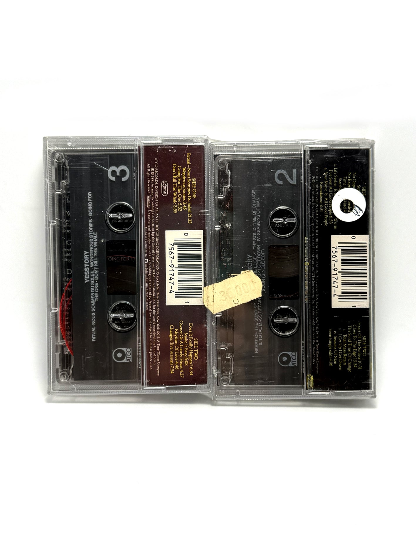 Yes Yesstory 2 x cassette audio mc sigillate 1991