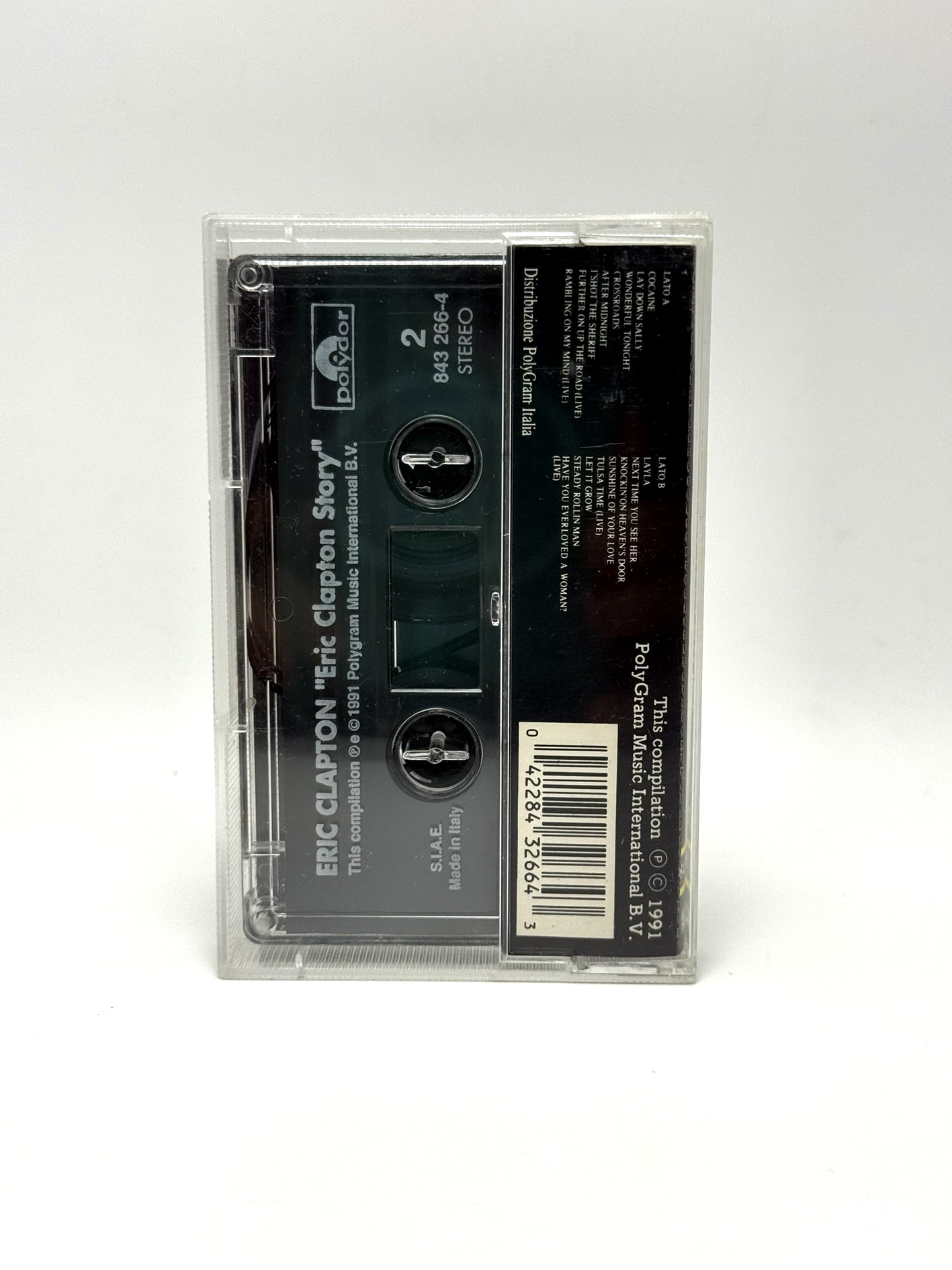 Eric Clapton ‎Story ‎cassetta audio mc 1991
