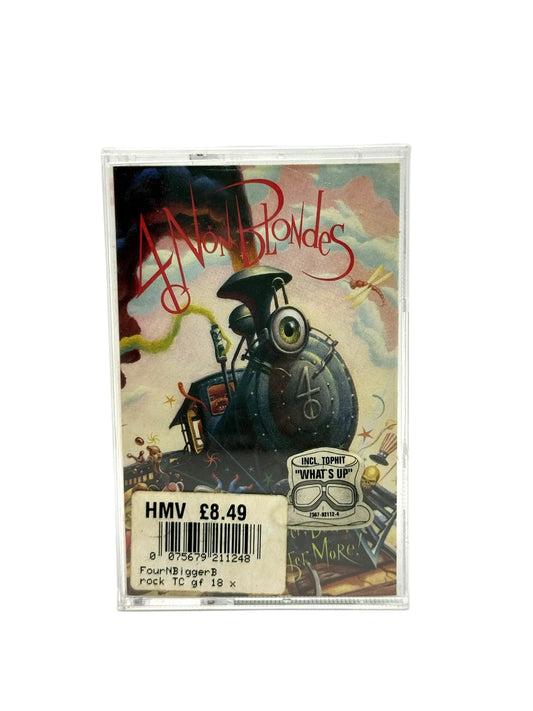 4 Non Blondes ‎Bigger, Better, Faster, More! ‎cassetta audio mc 1992