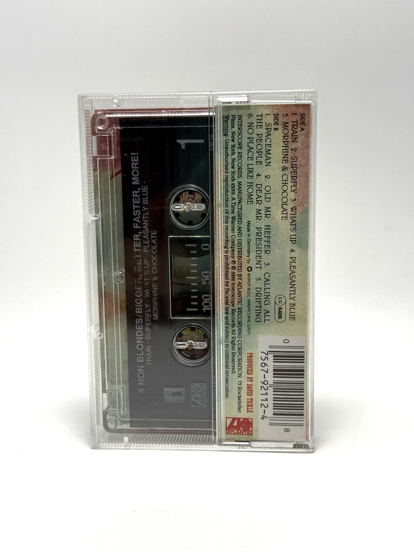 4 Non Blondes ‎Bigger, Better, Faster, More! ‎cassetta audio mc 1992