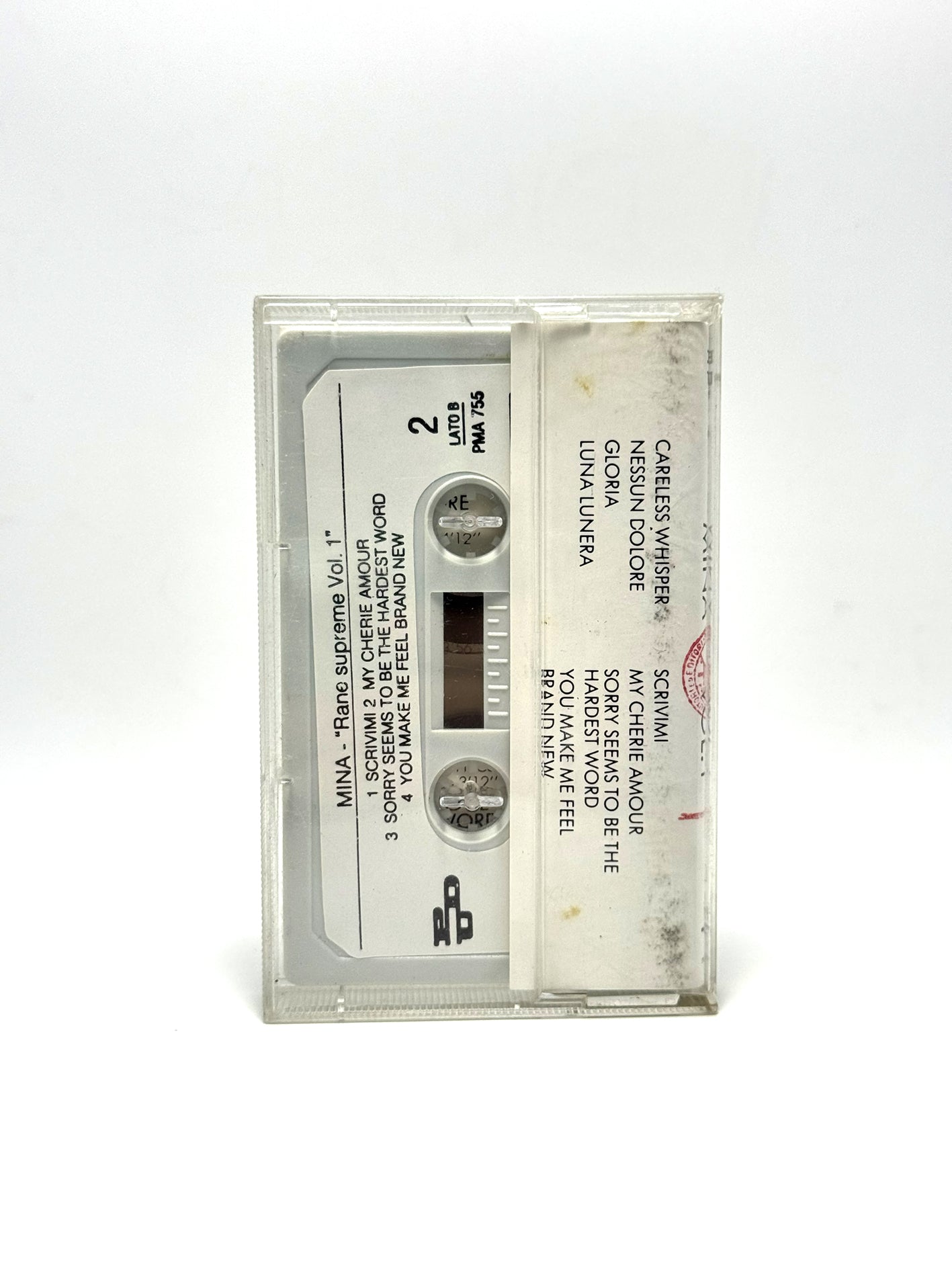 Mina Rane supreme Vol. 1 cassetta audio mc 1987