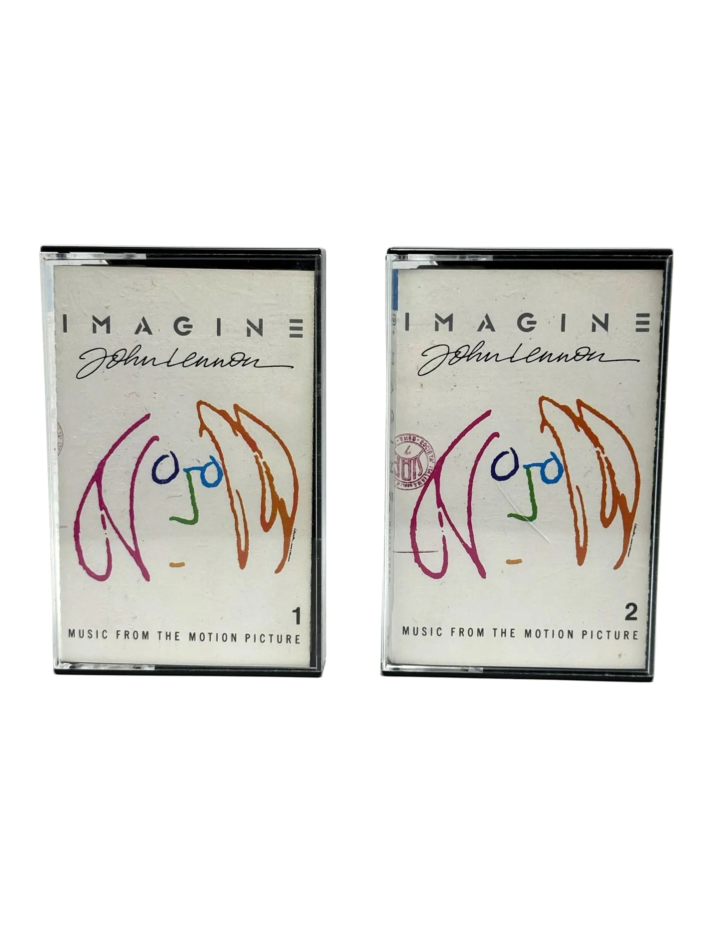 John Lennon Imagine Music From The Motion Picture 2 x cassette audio mc 1988