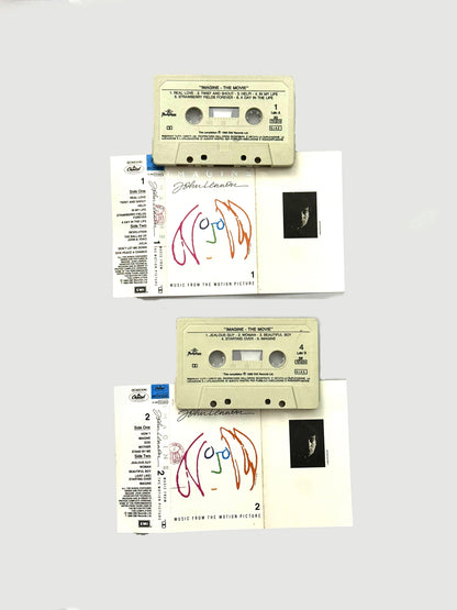 John Lennon Imagine Music From The Motion Picture 2 x cassette audio mc 1988