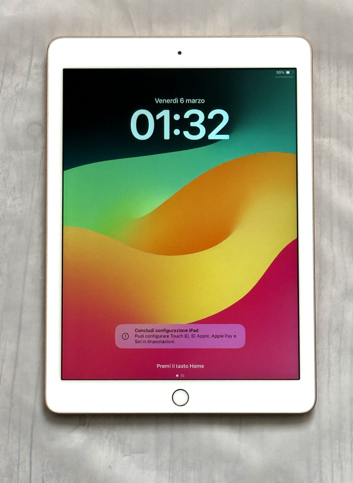 iPad 9.7" A1893 Apple 6° Generazione 6th generation 2018 Wi Fi 128 GB Rose Gold scatola originale