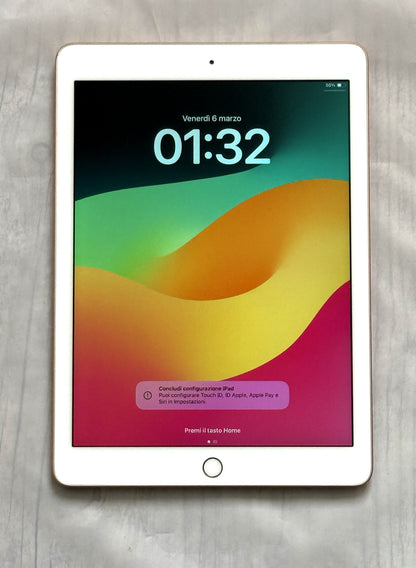 iPad 9.7" A1893 Apple 6° Generazione 6th generation 2018 Wi Fi 128 GB Rose Gold scatola originale