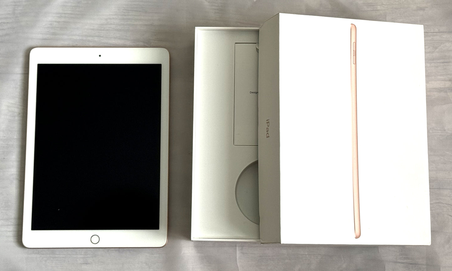 iPad 9.7" A1893 Apple 6° Generazione 6th generation 2018 Wi Fi 128 GB Rose Gold scatola originale