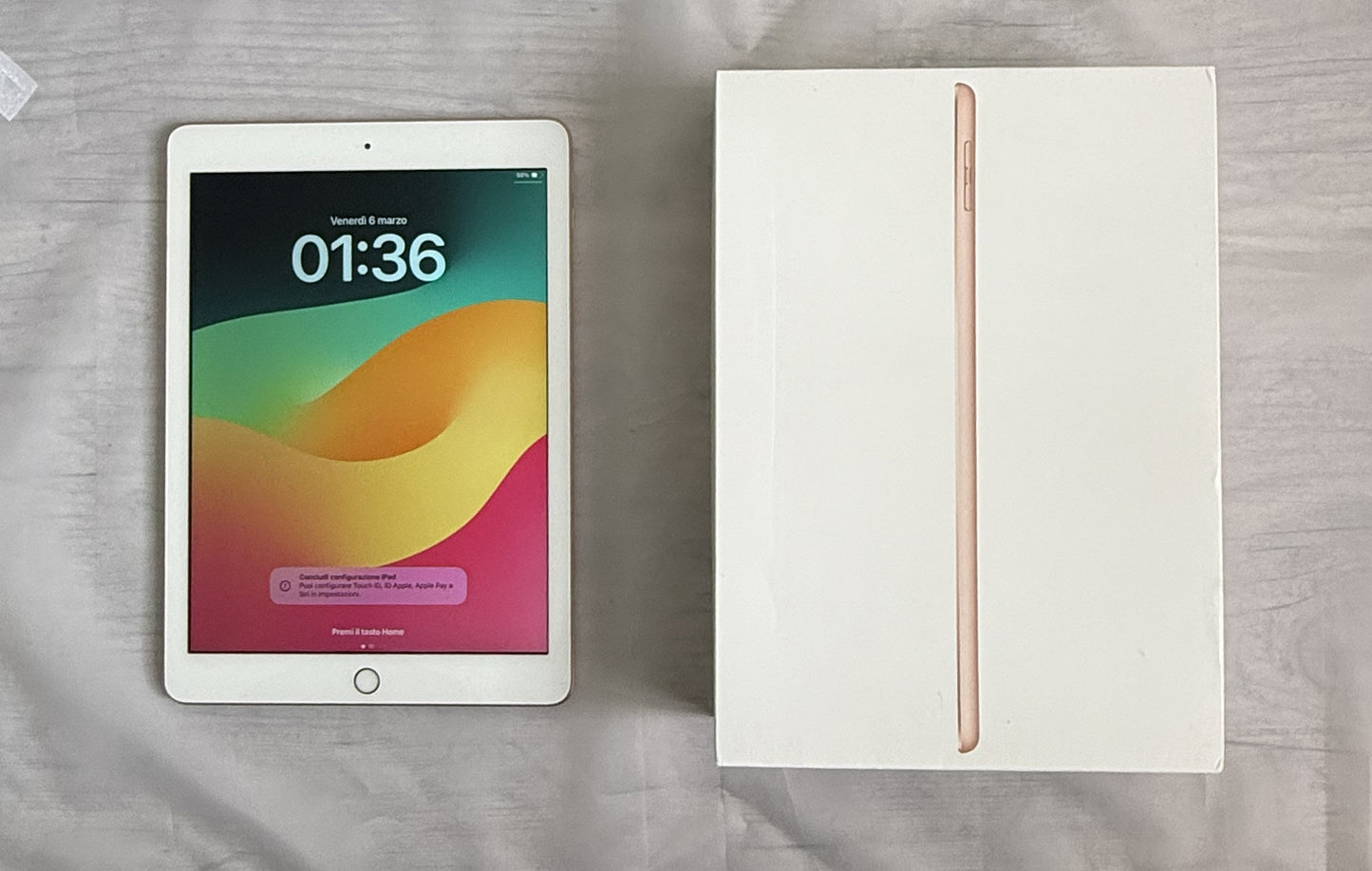 iPad 9.7" A1893 Apple 6° Generazione 6th generation 2018 Wi Fi 128 GB Rose Gold scatola originale