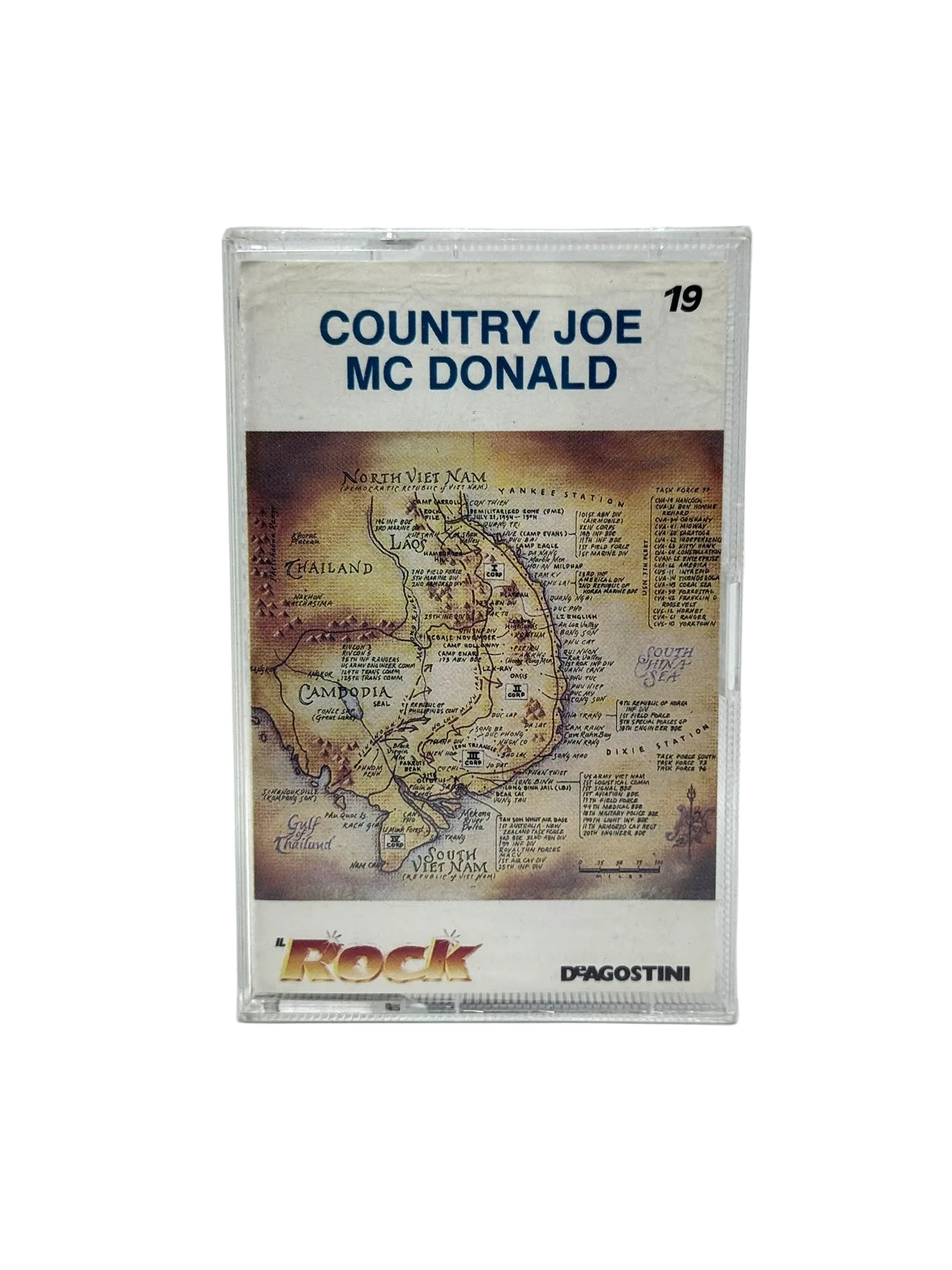 Country Joe Mc Donald Vietnam Experience Il Rock De Agostini cassetta audio mc 1989
