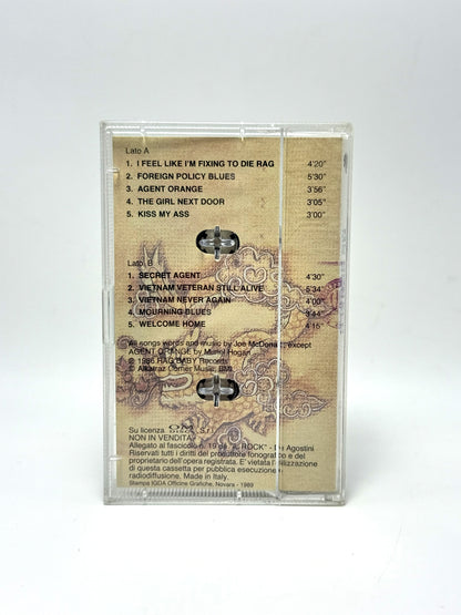 Country Joe Mc Donald Vietnam Experience Il Rock De Agostini cassetta audio mc 1989