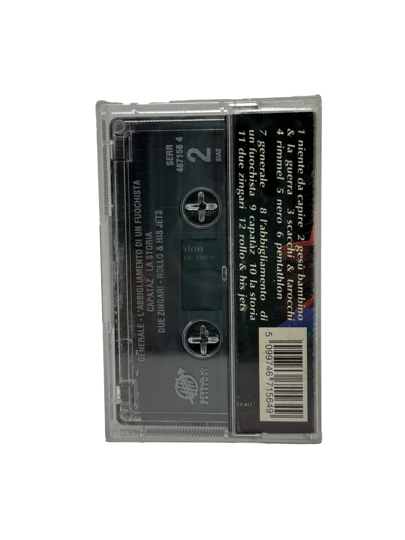 Francesco De Gregori Niente da capire audio mc 1990