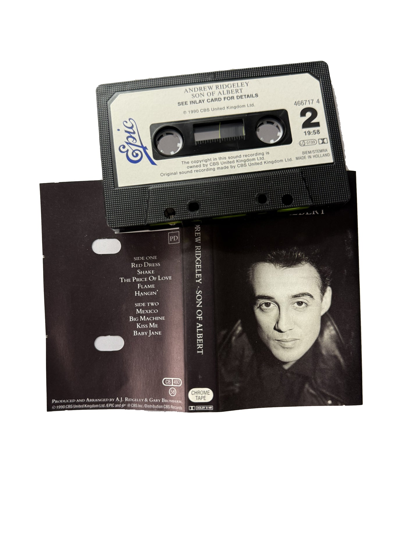 Andrew Ridgeley Son of Albert audio mc 1990