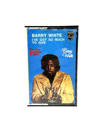 Barry White I've got so much to give cassetta audio mc 1973