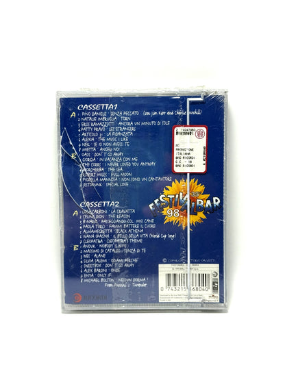 35° Festivalbar 98 Compilation Blu 2x cassette audio mc
