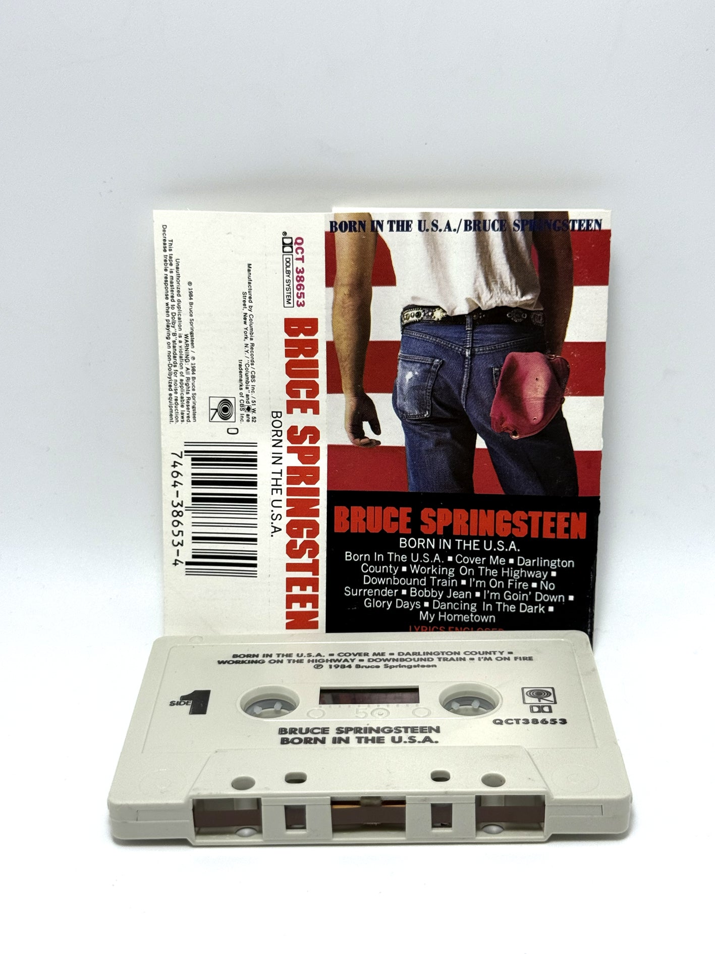 Bruce Springsteen Born in the U.S.A. cassetta audio mc 1984