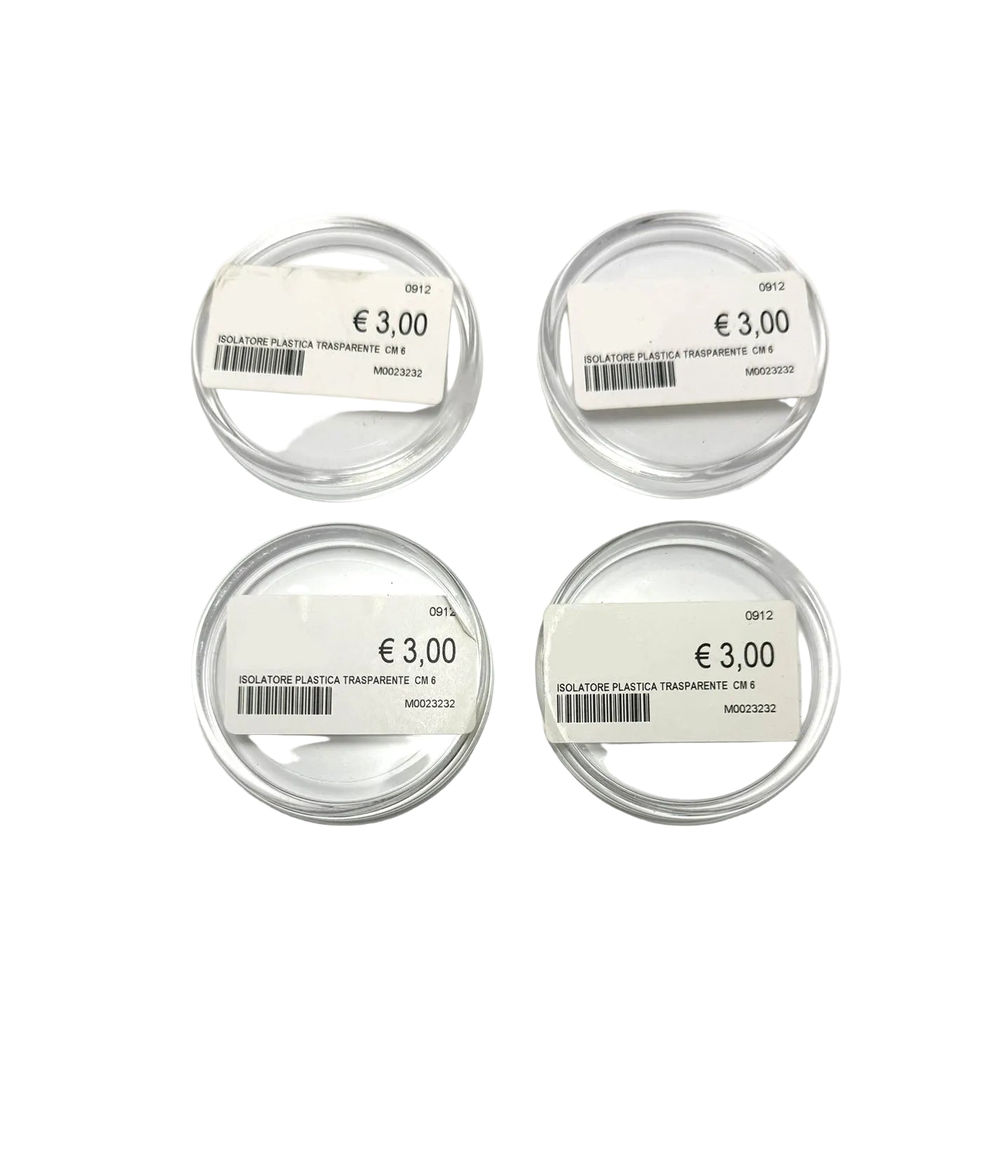 Isolatori Piedini plastica trasparente per Pianoforte Cm 6 set 4 pezzi piano caster cups