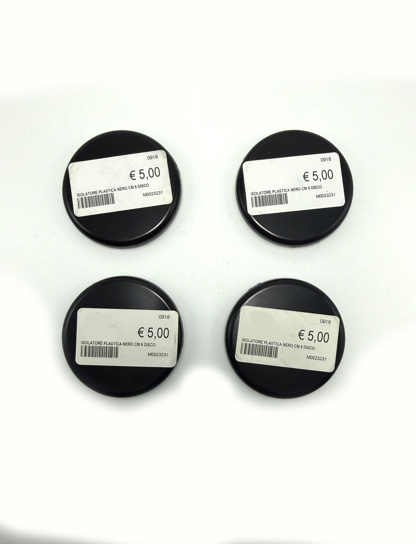 Isolatori Piedini plastica nera con cuscinetto antiscivolo per Pianoforte 6 cm set 4 pezzi piano caster cups