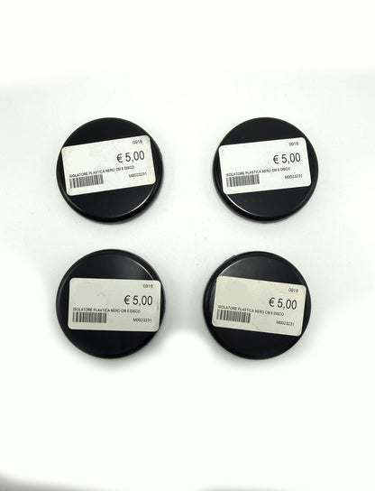 Isolatori Piedini plastica nera con cuscinetto antiscivolo per Pianoforte 6 cm set 4 pezzi piano caster cups