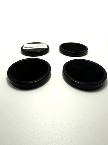 Isolatori Piedini plastica nera con cuscinetto antiscivolo per Pianoforte 6 cm set 4 pezzi piano caster cups