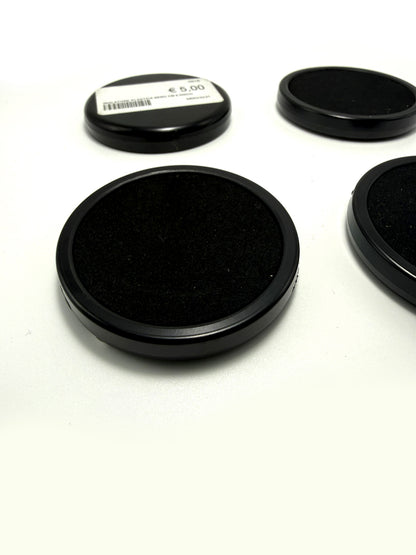 Isolatori Piedini plastica nera con cuscinetto antiscivolo per Pianoforte 6 cm set 4 pezzi piano caster cups