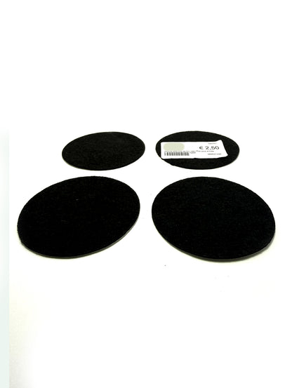 Dischi adesivi in feltro per isolatori Pianoforte 75 mm set 4 pezzi piano caster cups