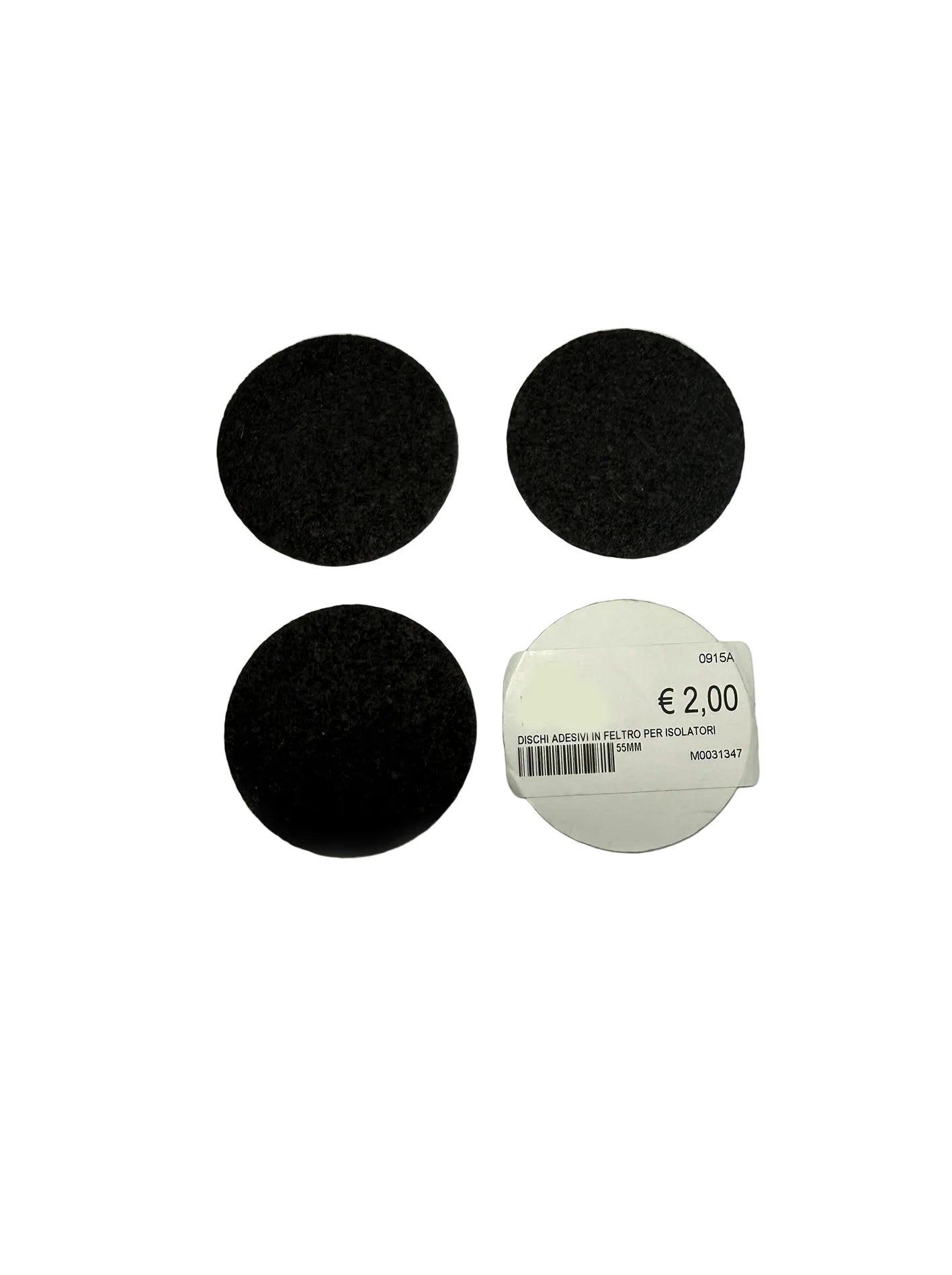 Dischi adesivi in feltro per isolatori Pianoforte 55 mm set 4 pezzi piano caster cups