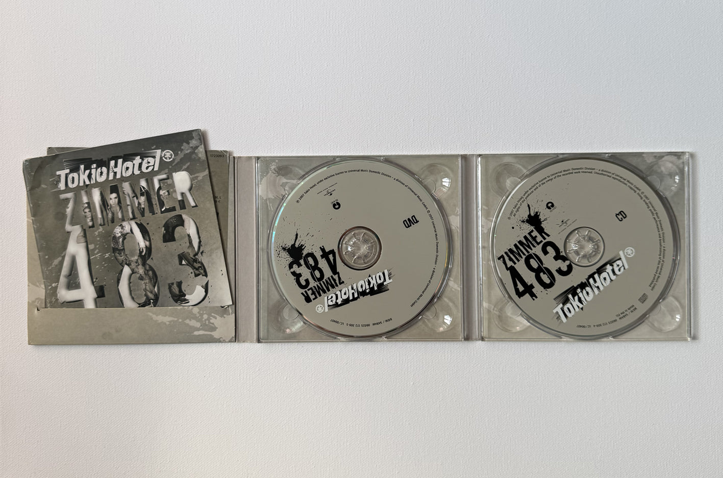 Tokio Hotel Zimmer 483 doppio CD + DVD Film Movie 2007