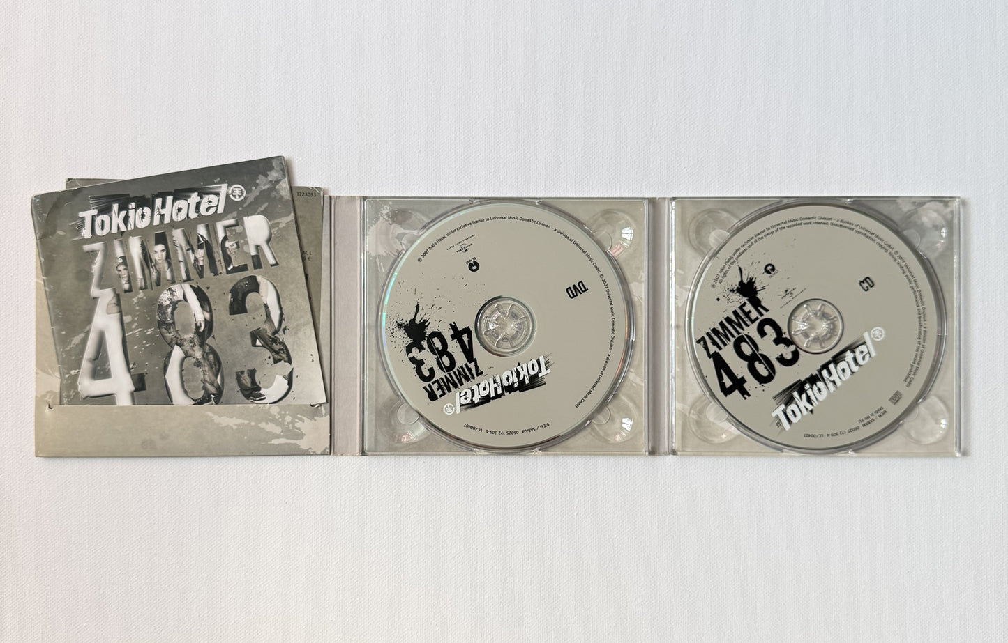 Tokio Hotel Zimmer 483 doppio CD + DVD Film Movie 2007
