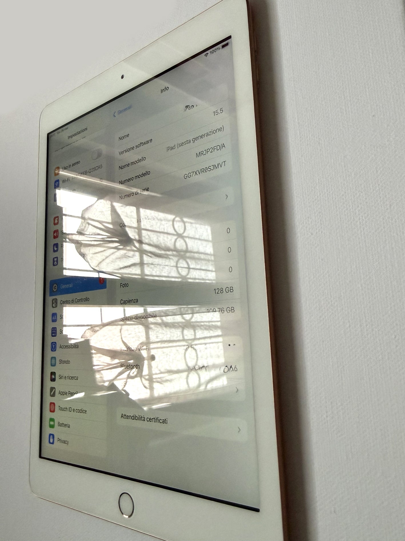 iPad 9.7" A1893 6° Generazione 6th generation 2018 Wi Fi 128 GB Rose Gold scatola originale #2