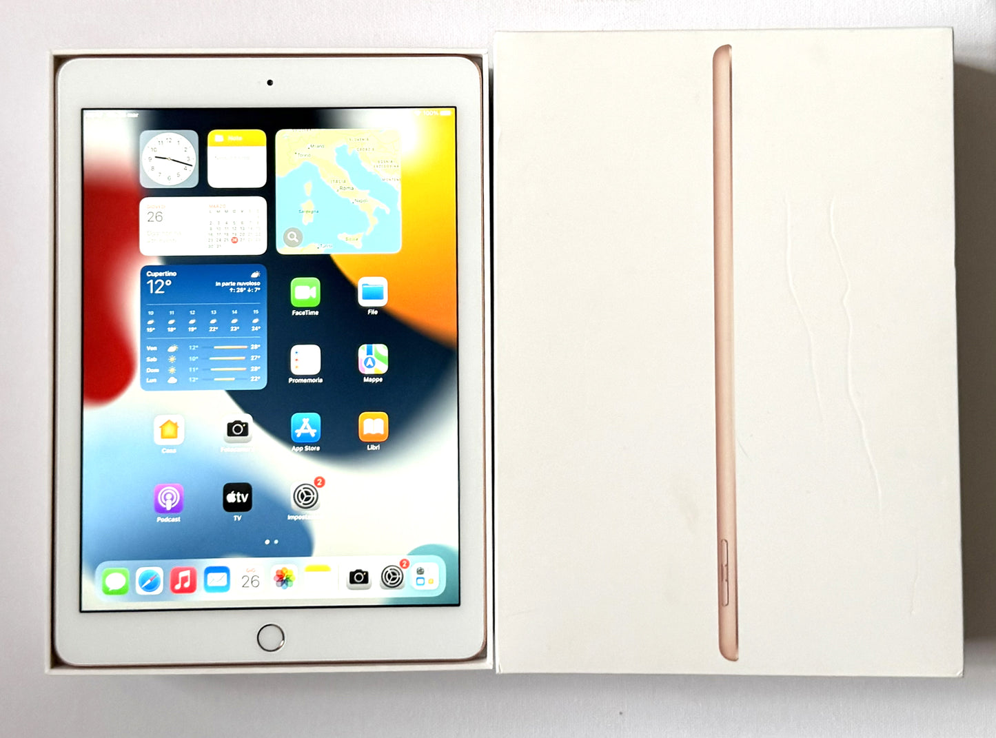 iPad 9.7" A1893 6° Generazione 6th generation 2018 Wi Fi 128 GB Rose Gold scatola originale #2