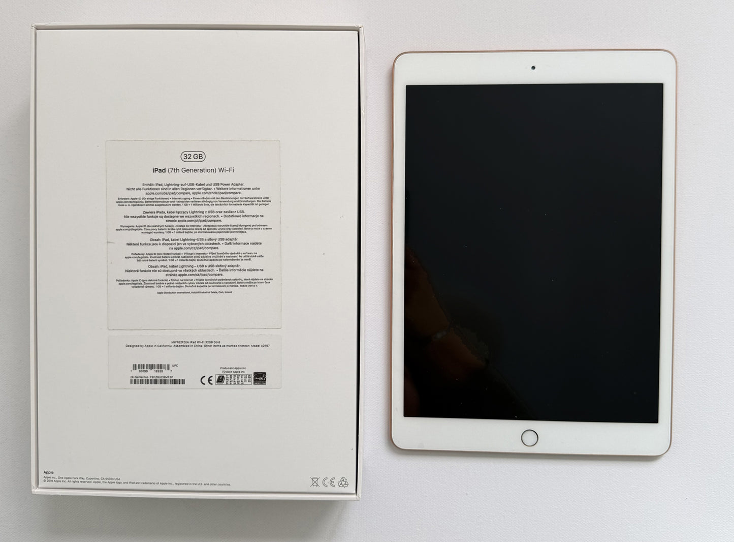 iPad 7° Generazione 7th generation 2019 Wi Fi 32 GB Rose Gold scatola originale #3