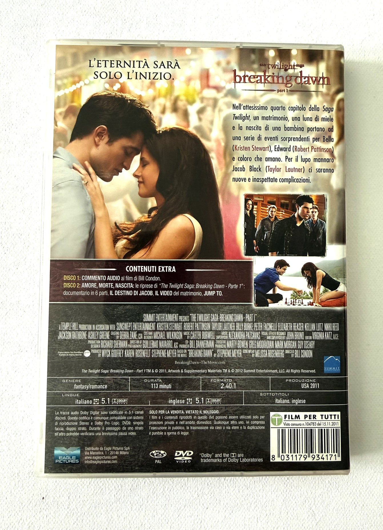 Breaking Dawn Part 1 The Twilight Saga Film Movie Special Edition Invito matrimonio