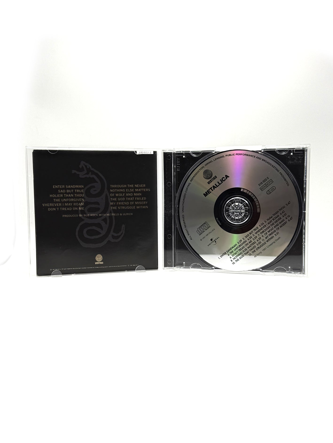 Metallica - Metallica (The Black Album) CD 1991