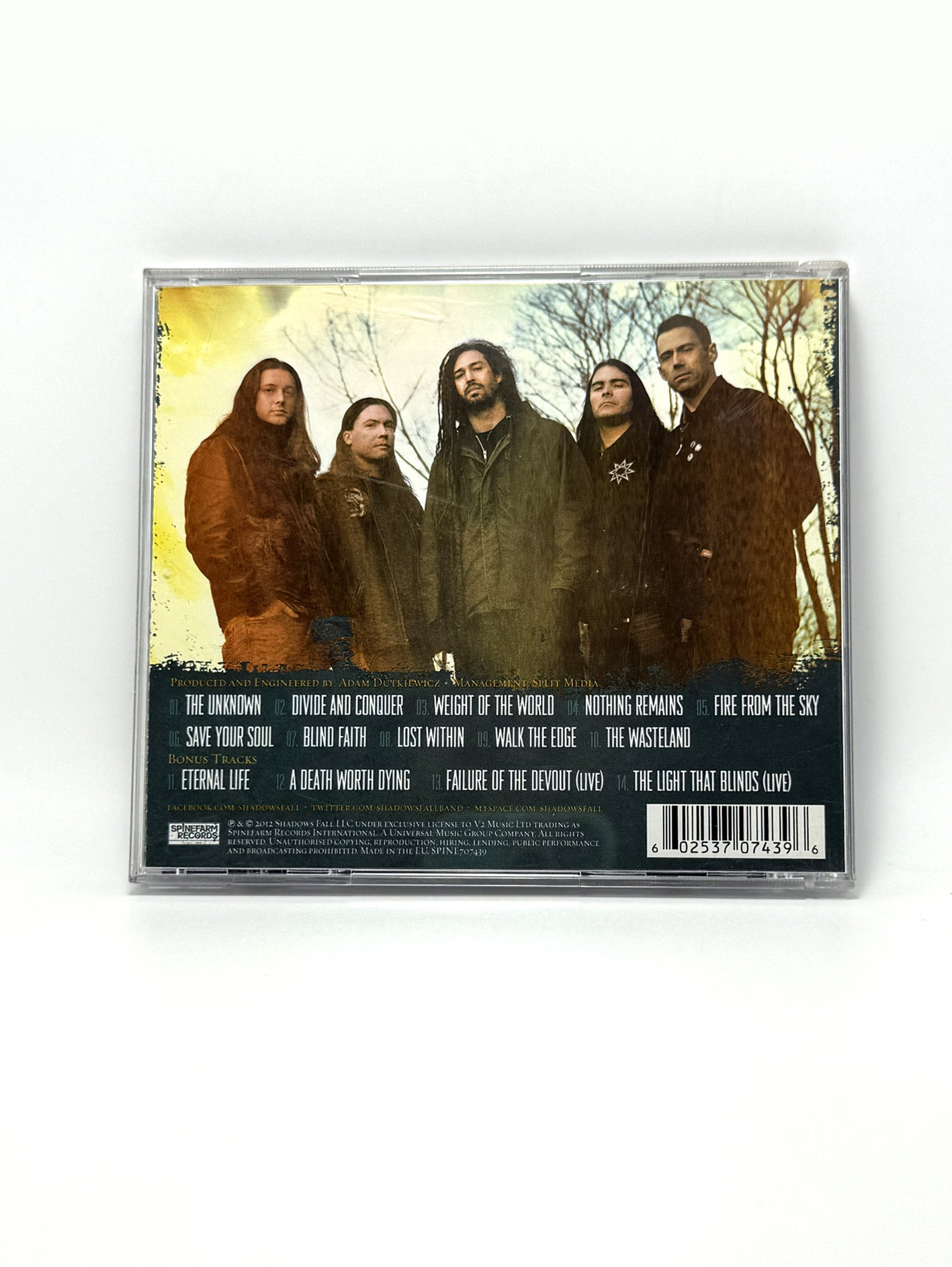 Shadows Fall Fire From The Sky CD 2012