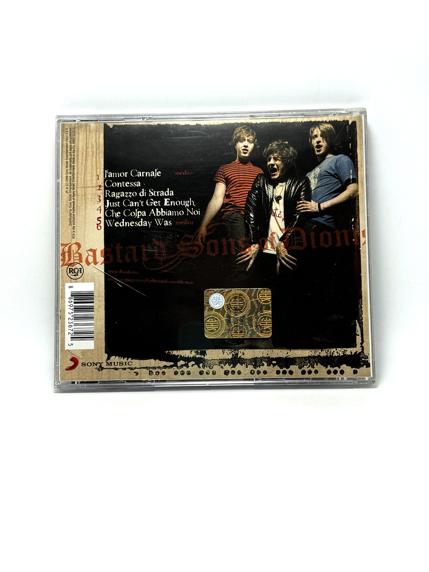 The Bastard Sons Of Dioniso L'Amor Carnale CD 2009